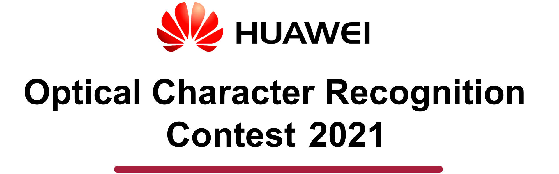 1st Place, Huawei OCR contest, Jan 2022